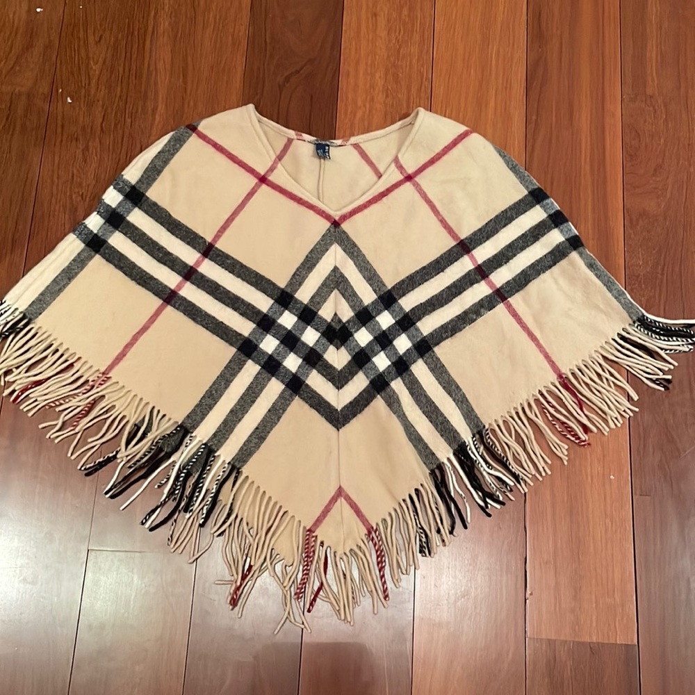 Burberry London Nova Plaid Vintage Sweater